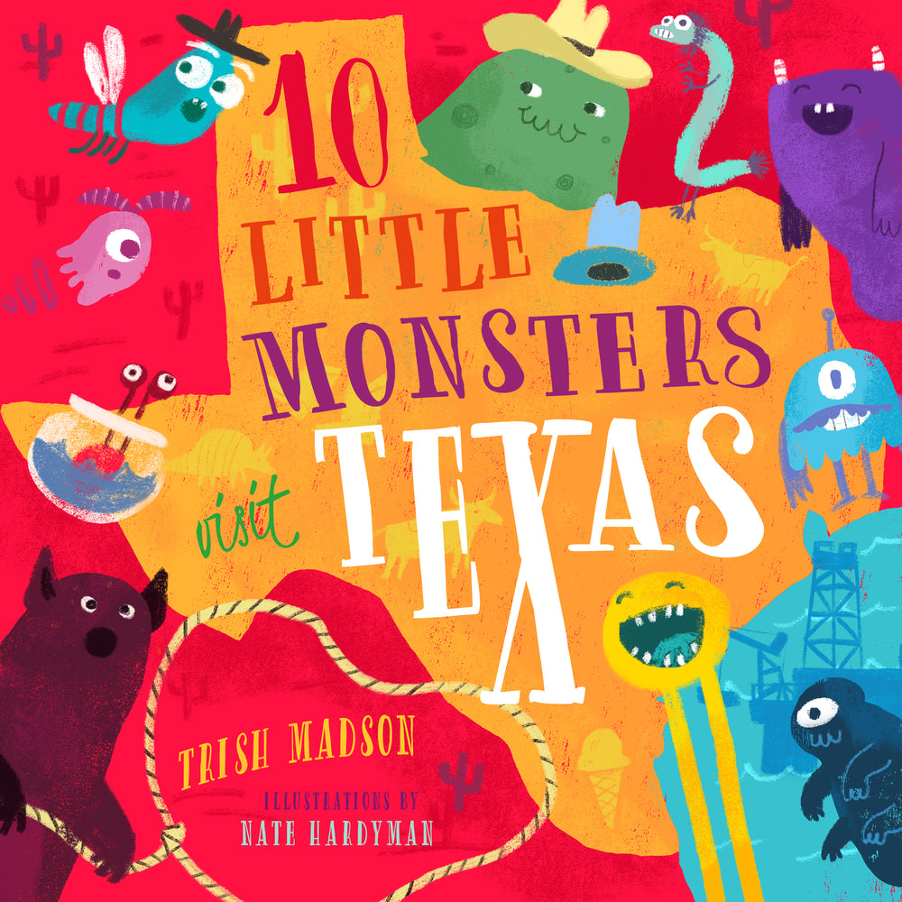 Book cover for 10 Little Monsters Visit Texas: Volume 5
