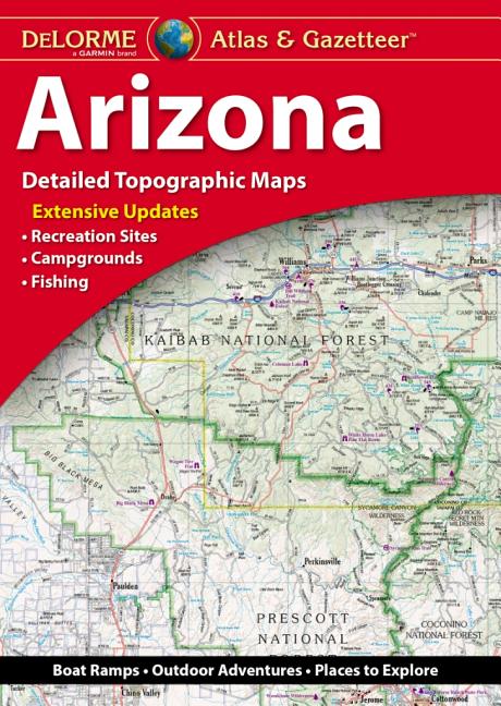 Book cover for Delorme Atlas & Gazetteer: Arizona