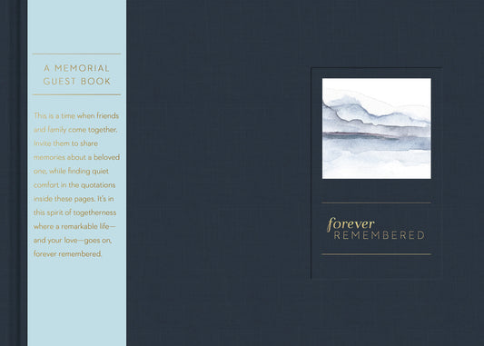 Book cover for Forever Remembered: A Guest Book