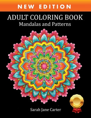 Book cover for Adult Coloring Book: Mandalas and Patterns