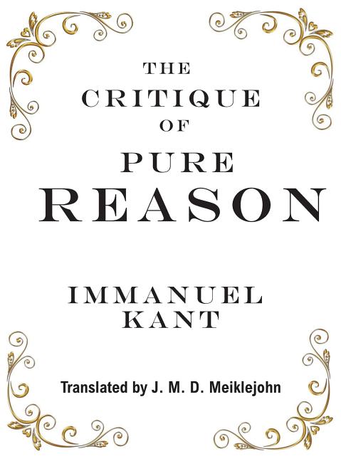 Book cover for The Critique of Pure Reason