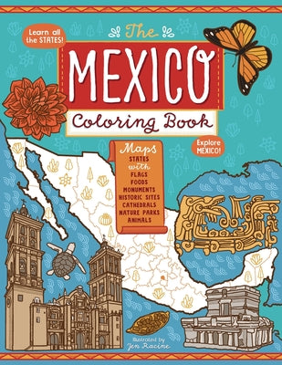 Book cover for The Mexico Coloring Book