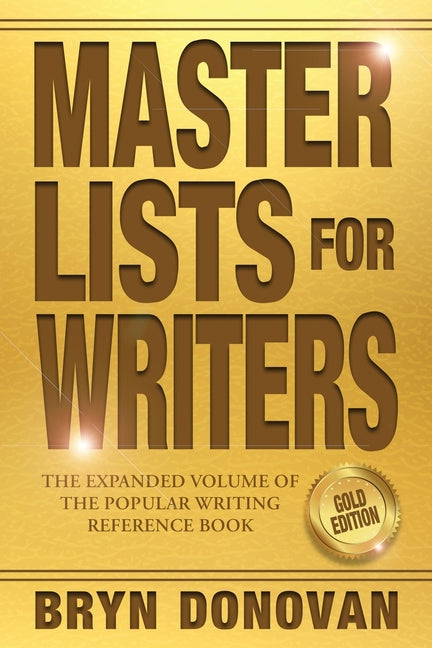 Book cover for Master Lists for Writers: Gold Edition