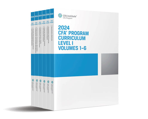 Book cover for 2024 Cfa Program Curriculum Level I Box Set