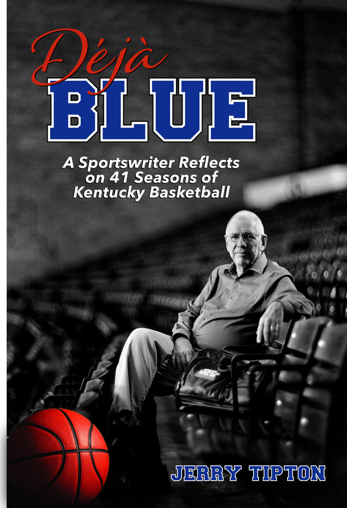 Book cover for Déjà Blue: A Sportswriter Reflects on 41 Seasons of Kentucky Basketball