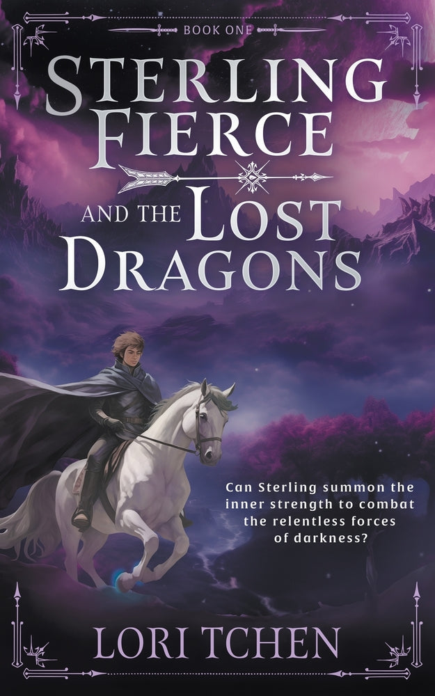 Book cover for Sterling Fierce and the Lost Dragons: A YA Coming-of-Age Fantasy Series