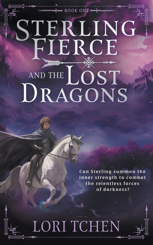 Book cover for Sterling Fierce and the Lost Dragons: A YA Coming-of-Age Fantasy Series