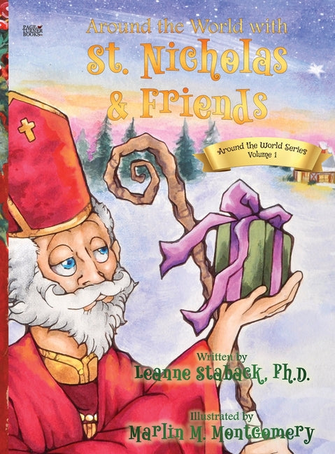 Book cover for Around the World with St. Nicholas and Friends