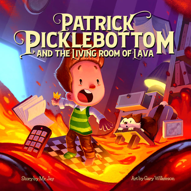 Book cover for Patrick Picklebottom and the Living Room of Lava