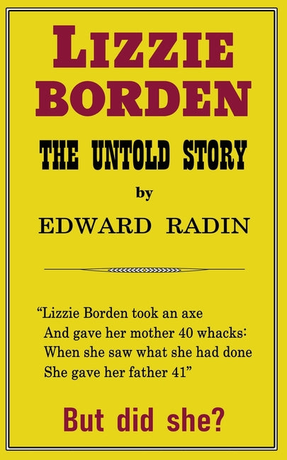 Book cover for LIzzie Borden: The Untold Story