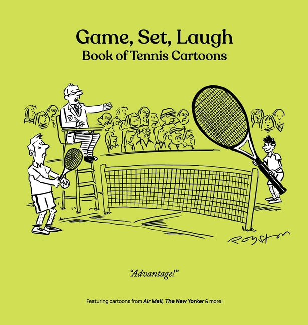 Book cover for Game, Set, Laugh: Book of Tennis Cartoons