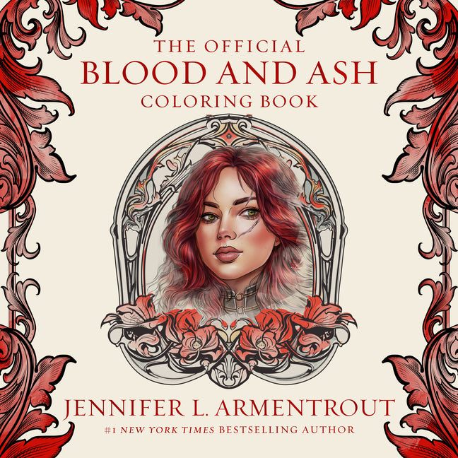Book cover for Official Blood and Ash Coloring Book