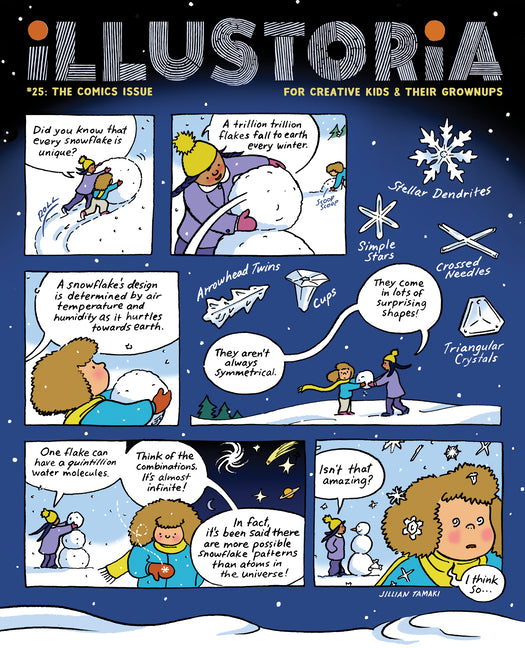 Book cover for Illustoria: Comics: Issue #25: Stories, Comics, Diy, for Creative Kids and Their Grownups