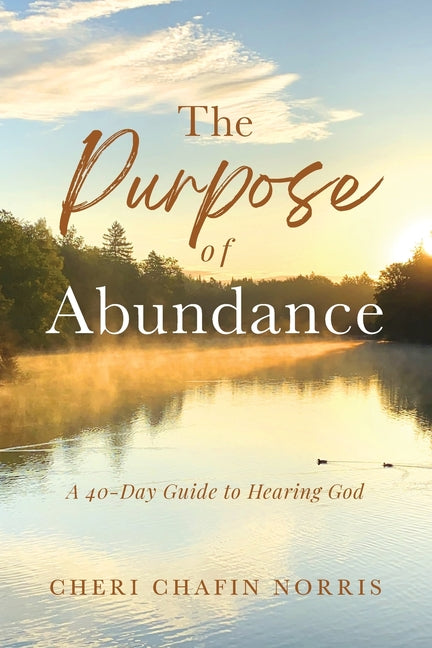 Book cover for Purpose of Abundance: A 40-Day Guide to Hearing God