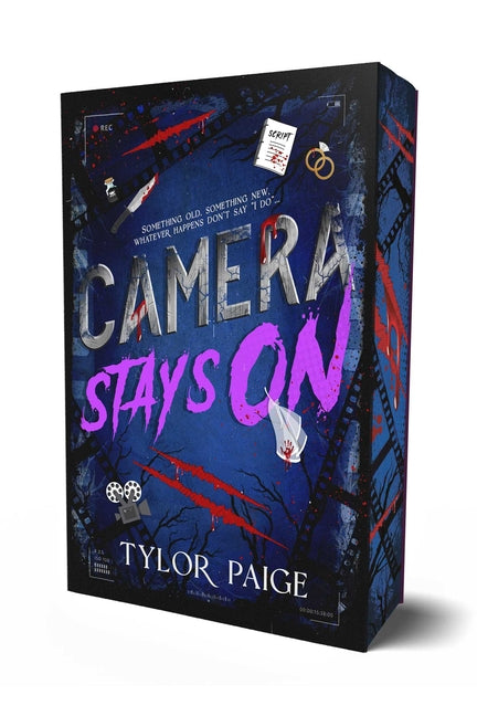 Book cover for Camera Stays on: A Dark Slasher Romance