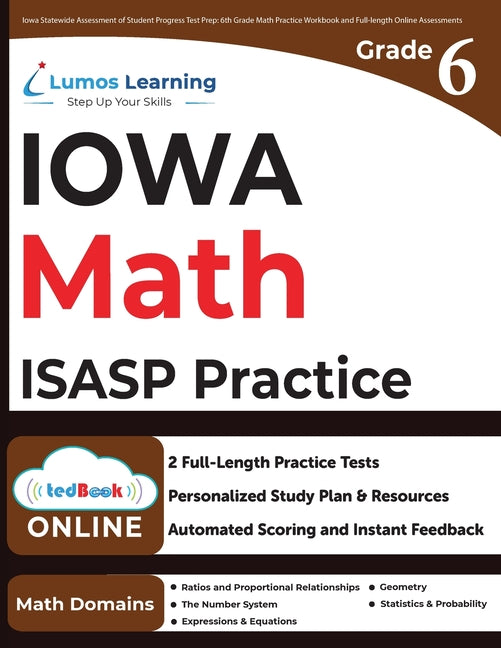 Book cover for Iowa Statewide Assessment of Student Progress Test Prep: ISASP Study Guide