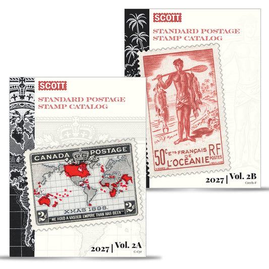 Book cover for 2027 Scott Stamp Postage Catalogue Volume 2: Cover Countries C-F (2 Copy Set): Scott Stamp Postage Catalogue Volume 2: Countries C-F