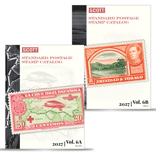 Book cover for 2027 Scott Stamp Postage Catalogue Volume 6: Cover Countries San-Z (2 Copy Set): Scott Stamp Postage Catalogue Volume 6: Countries San-Z