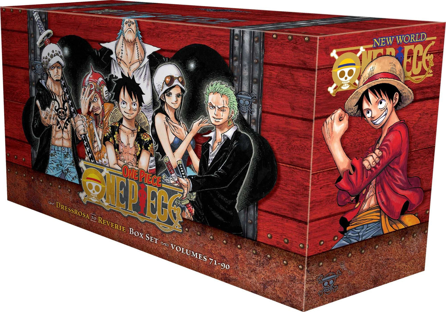 Book cover for One Piece Box Set 4: Dressrosa to Reverie: Volumes 71-90 with Premium