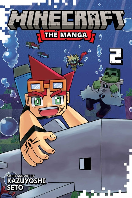 Book cover for Minecraft: The Manga, Vol. 2