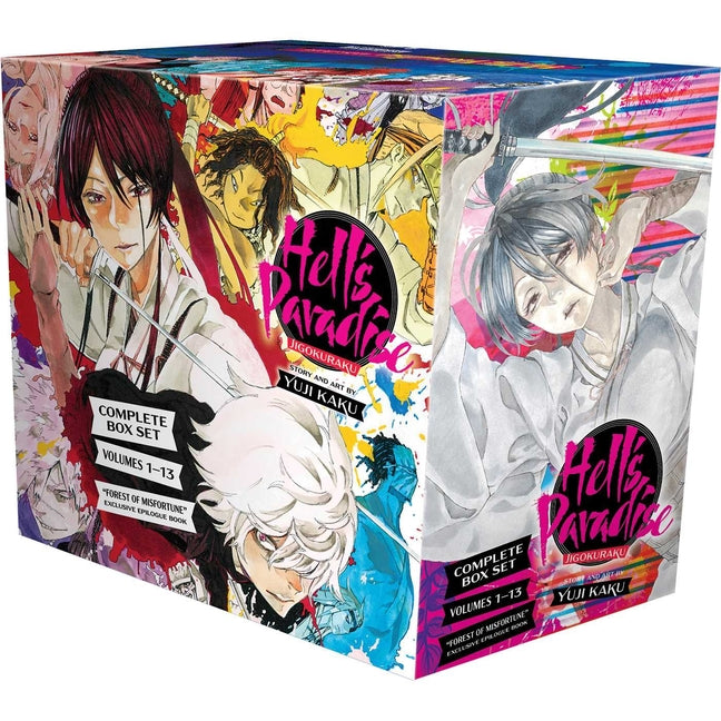 Book cover for Hell's Paradise: Jigokuraku Complete Box Set: Includes Volumes 1-13 with Premium