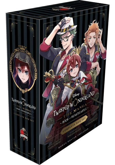 Book cover for Disney Twisted-Wonderland: The Manga - Book of Heartslabyul Complete Box Set: Includes Vols. 1-4 with Premium