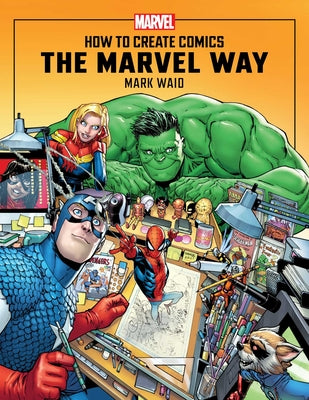 Book cover for How to Create Comics the Marvel Way