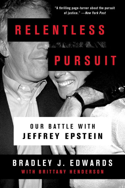 Book cover for Relentless Pursuit: Our Battle with Jeffrey Epstein