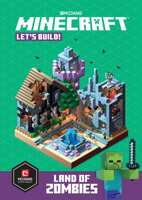 Book cover for Minecraft: Let's Build! Land of Zombies
