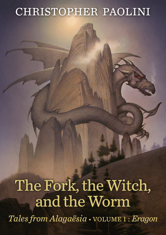 Book cover for The Fork, the Witch, and the Worm: Volume 1, Eragon