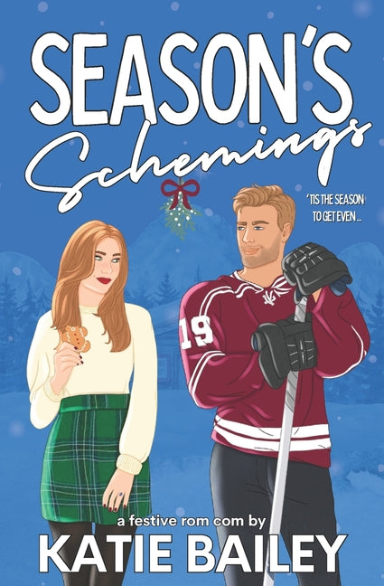 Book cover for Season's Schemings: A Holiday Hockey Rom Com