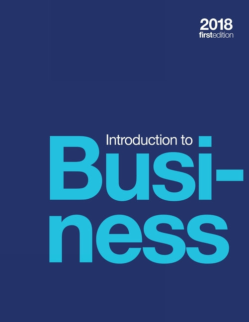 Book cover for Introduction to Business (paperback, b&w)