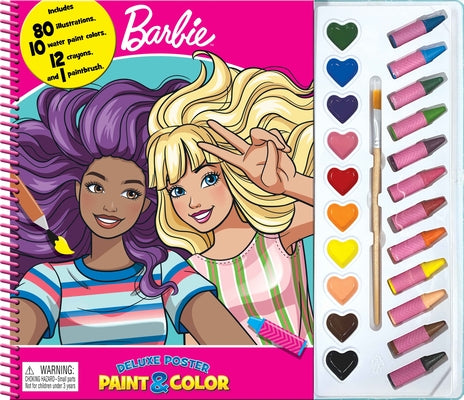 Book cover for Barbie Deluxe Poster Paint & Color