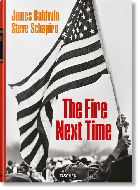 Book cover for James Baldwin. Steve Schapiro. the Fire Next Time