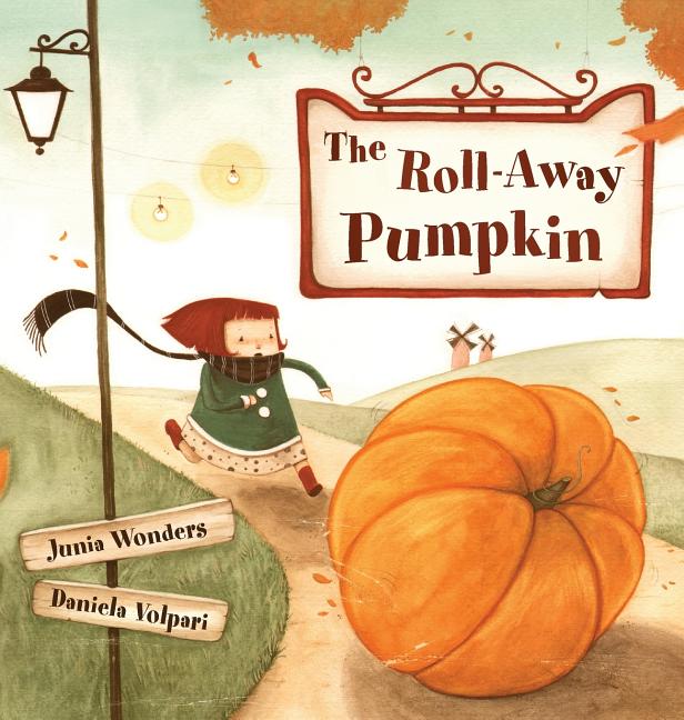 Book cover for The Roll-Away Pumpkin