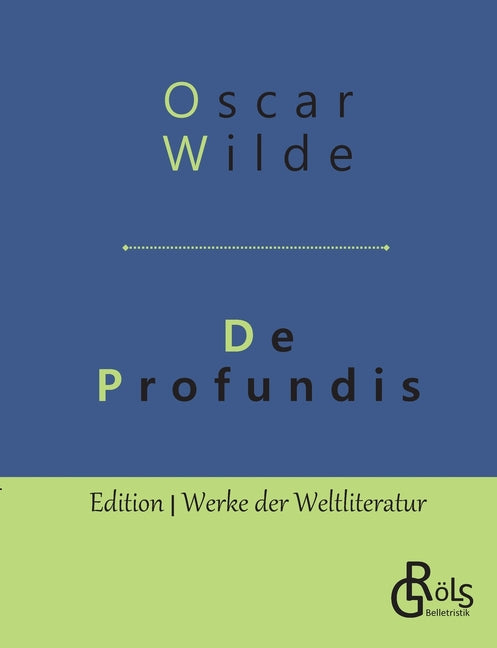 Book cover for De Profundis