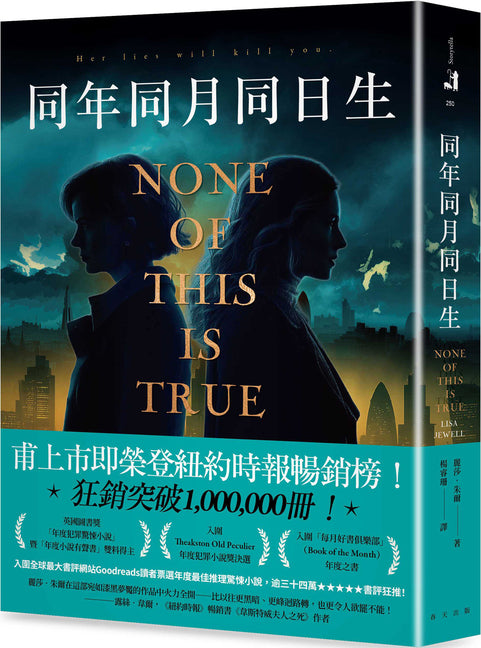 Book cover for None of This Is True