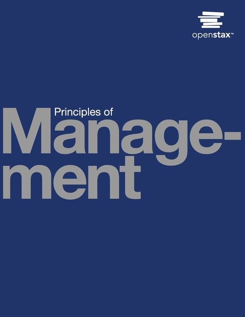 Book cover for Principles of Management