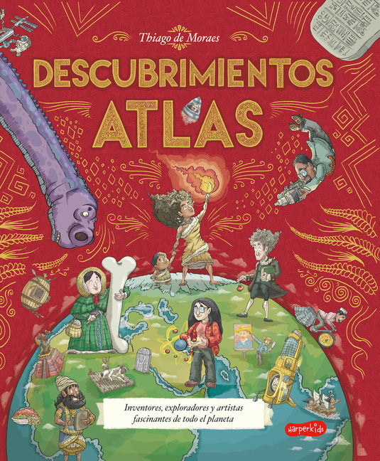 Book cover for Atlas de Descubrimientos (Discovery Atlas - Spanish Edition)