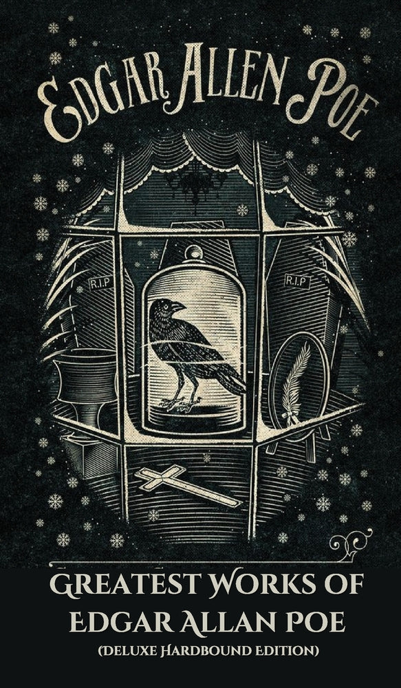 Book cover for Greatest Works of Edgar Allan Poe (Deluxe Hardbound Edition)