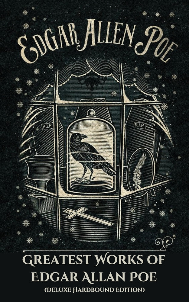 Book cover for Greatest Works of Edgar Allan Poe (Deluxe Hardbound Edition)