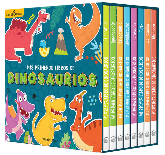 Book cover for My First Dino Board Book Boxed Set- Spanish