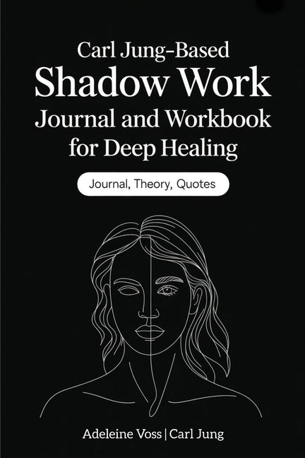 Book cover for Carl Jung-Based Shadow Work Journal and Workbook for Deep Healing: Guided Prompts for Emotional Healing, Trauma Recovery, and Mindful Living