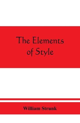 Book cover for The elements of style