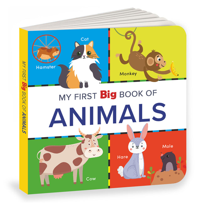 Book cover for My First Big Book of Animals: Illustrated Board Book of Animals for Preschool Kids, Toddlers Book for 1+ [Penguin Early Learning Series]