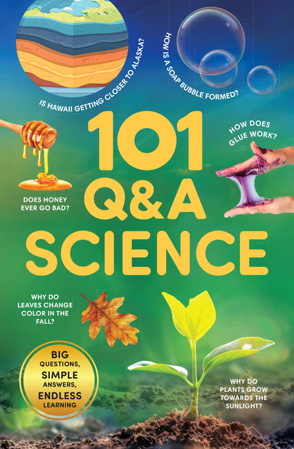 Book cover for 101 Q&A Series - Science: Encyclopedia for Kids I Amazing Questions and Answers I Knowledge Book with Simple Explanations & Bright Pictures Stem Learn