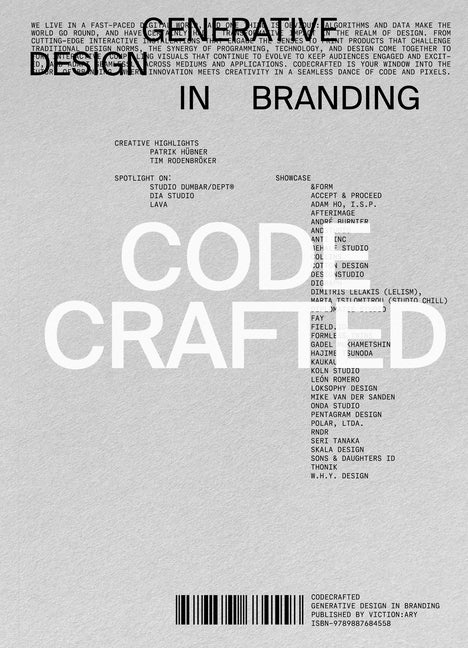 Book cover for Code Crafted: Generative Design in Branding