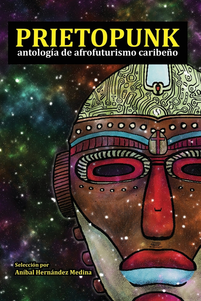 Book cover for Prietopunk: antología de afrofuturismo caribeño