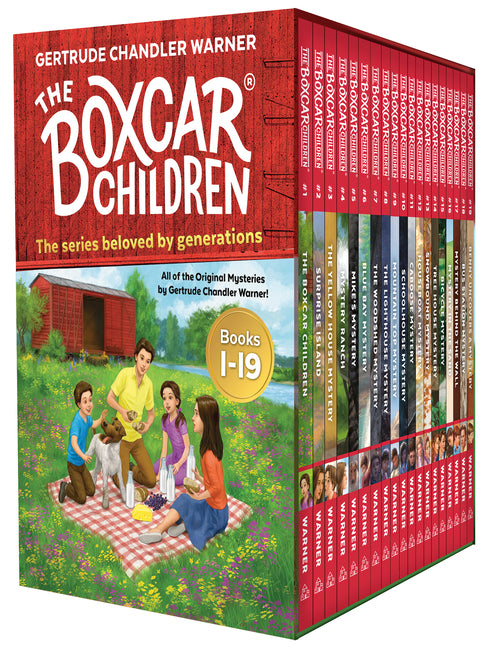 Book cover for Boxcar Children Classic Treasury Boxed Set: The Complete Original Mysteries (19-Book Box Set) (the Boxcar Children Mysteries)