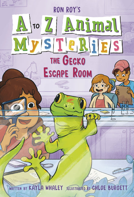 Book cover for A to Z Animal Mysteries #7: The Gecko Escape Room